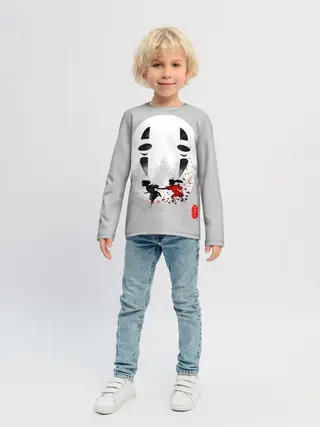 Детский лонгслив / Тихиро и Хаку убегают