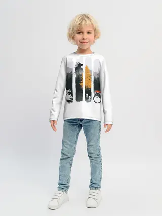 Детский лонгслив / Четыре хранителя леса