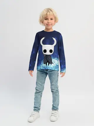 Детский лонгслив / Рыцарь - HOLLOW KNIGHT