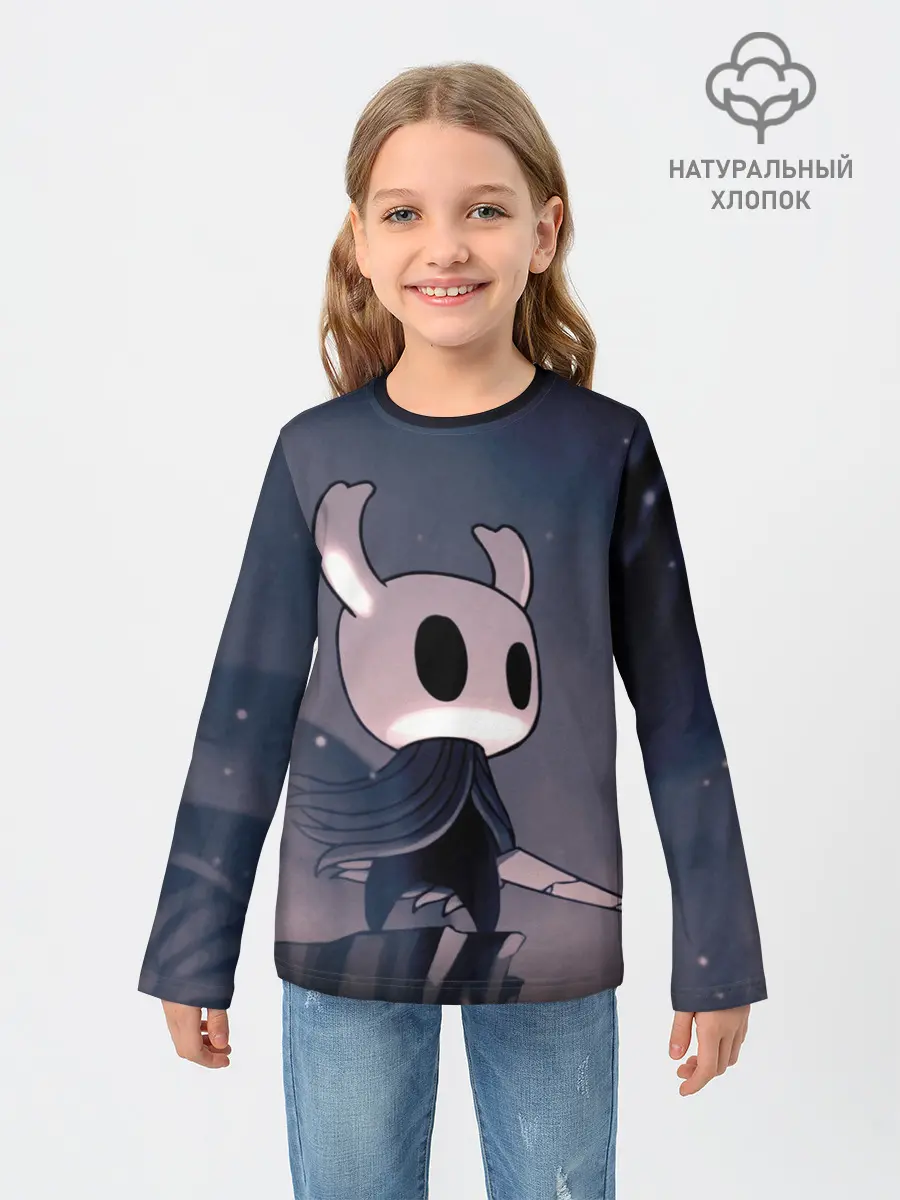 Детский лонгслив / Рыцарь - HOLLOW KNIGHT