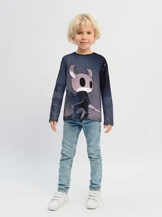 Детский лонгслив / Рыцарь - HOLLOW KNIGHT