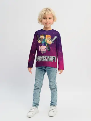 Детский лонгслив / Minecraft