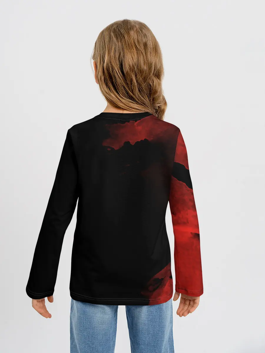 Детский лонгслив / Kiss