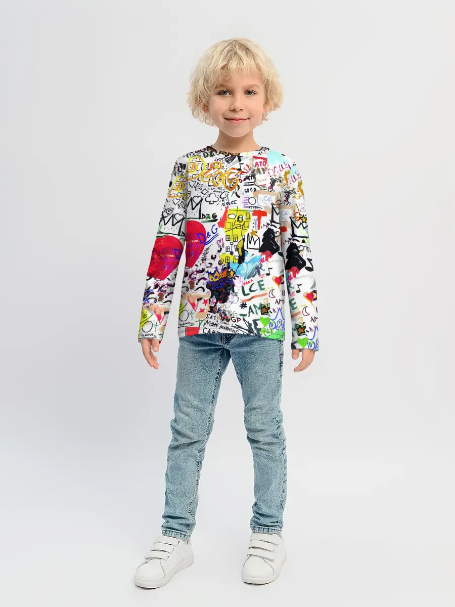 Детский лонгслив / DG paint