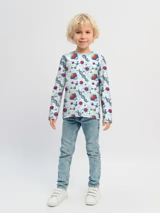 Детский лонгслив / Science art