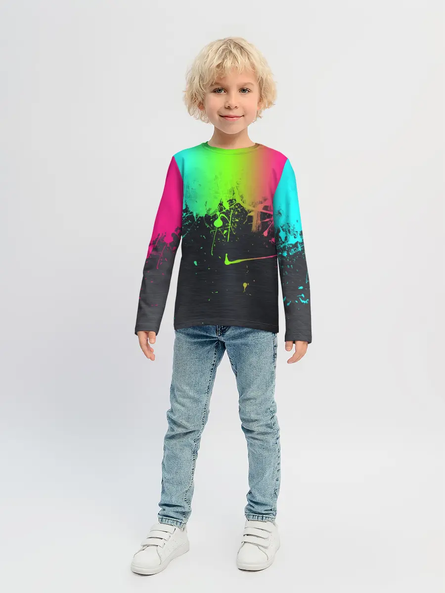 Детский лонгслив / Фосфор
