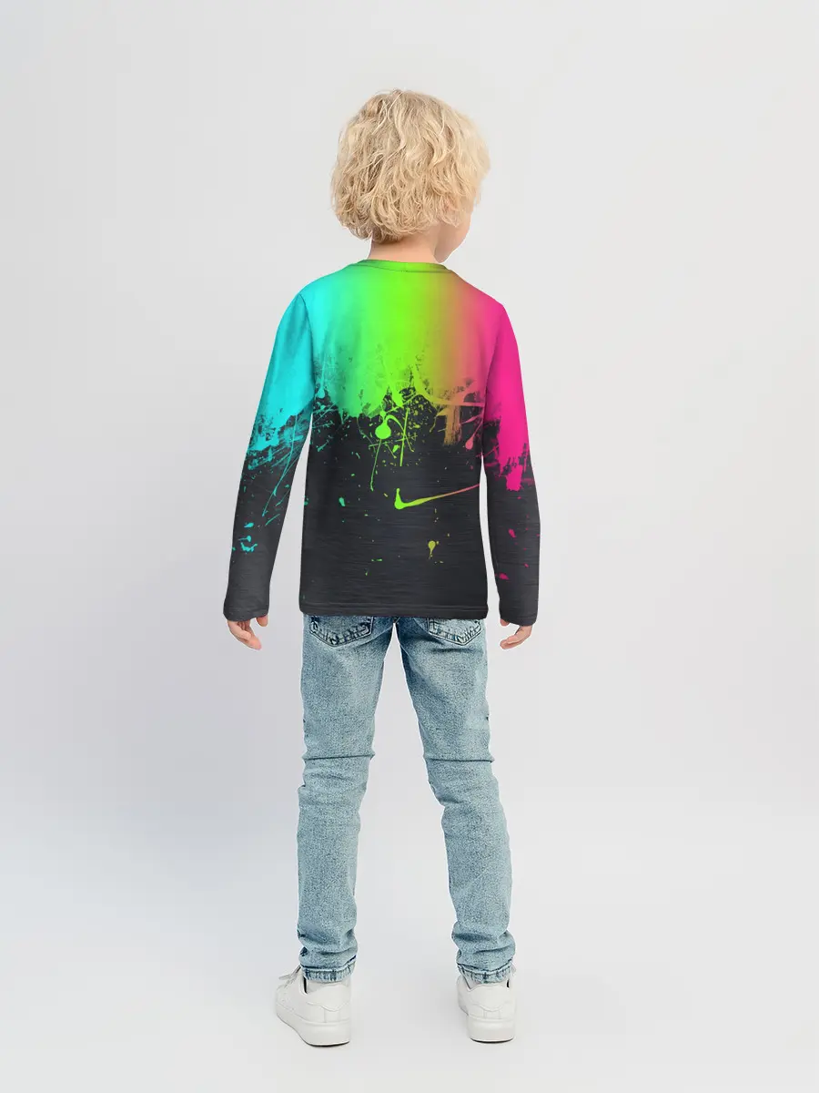 Детский лонгслив / Фосфор