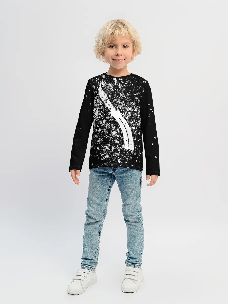 Детский лонгслив / CS GO White Knife