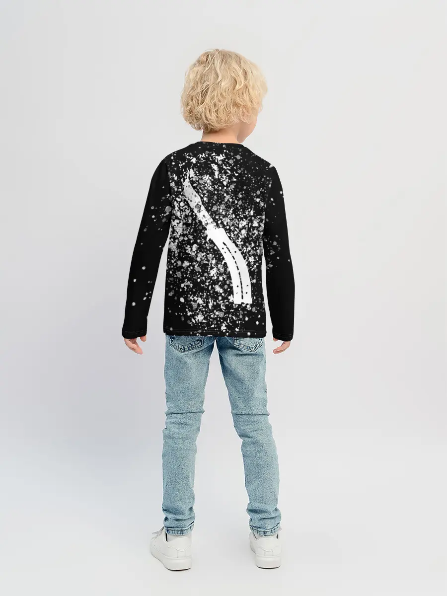 Детский лонгслив / CS GO White Knife