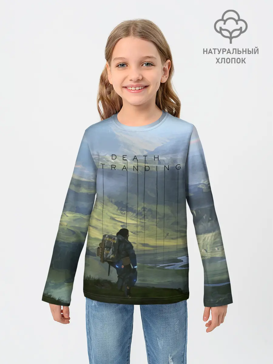 Детский лонгслив / DEATH STRANDING - СЭМ