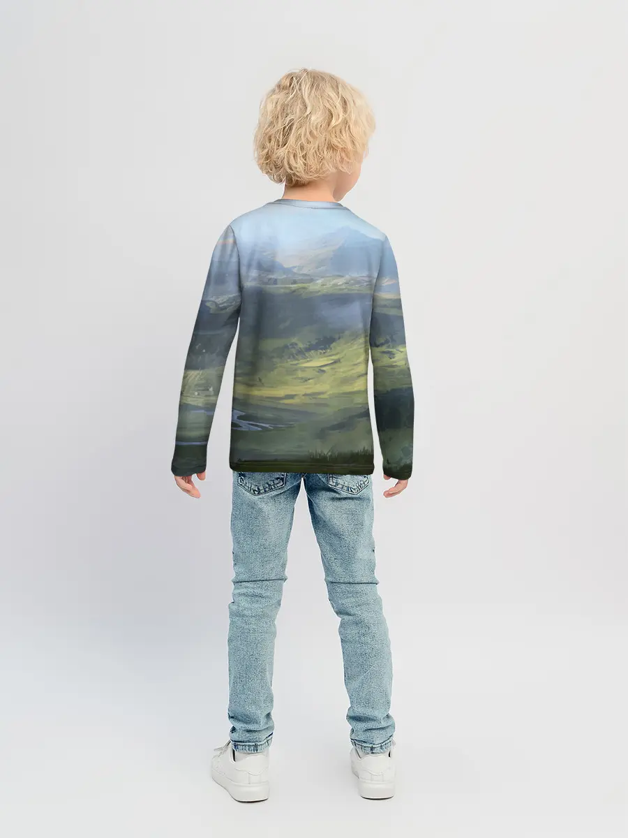 Детский лонгслив / DEATH STRANDING - СЭМ