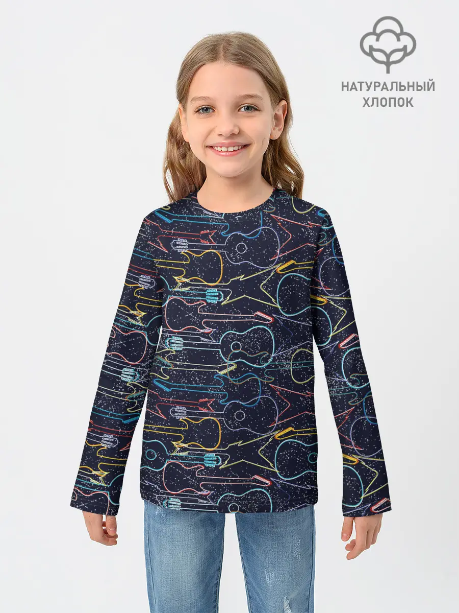 Детский лонгслив / Гитары