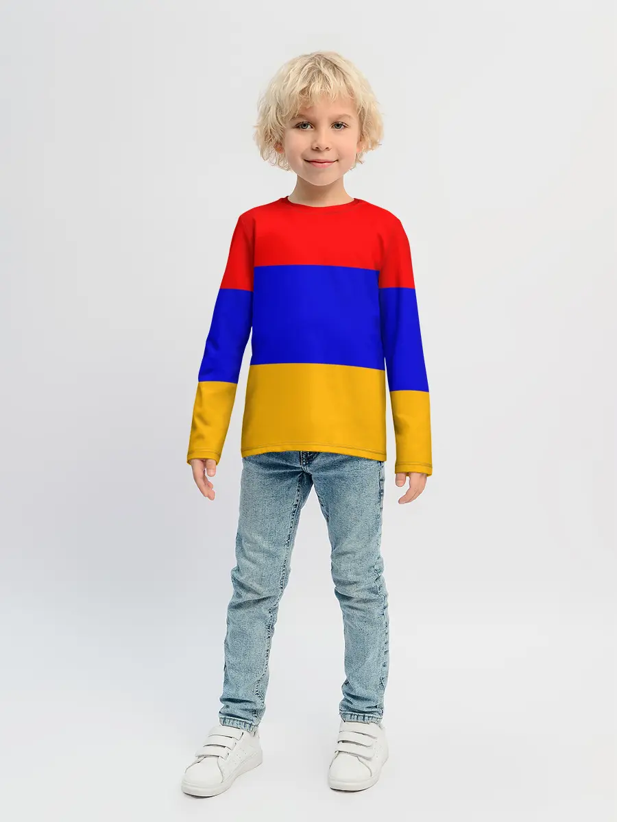 Детский лонгслив / Армения. Флаг.