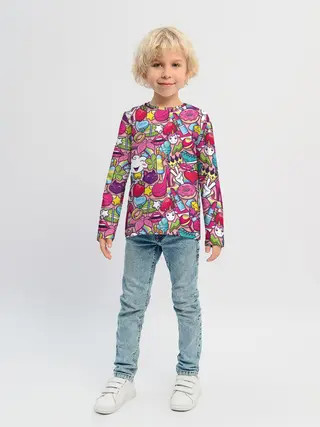 Детский лонгслив / Девчачьи радости