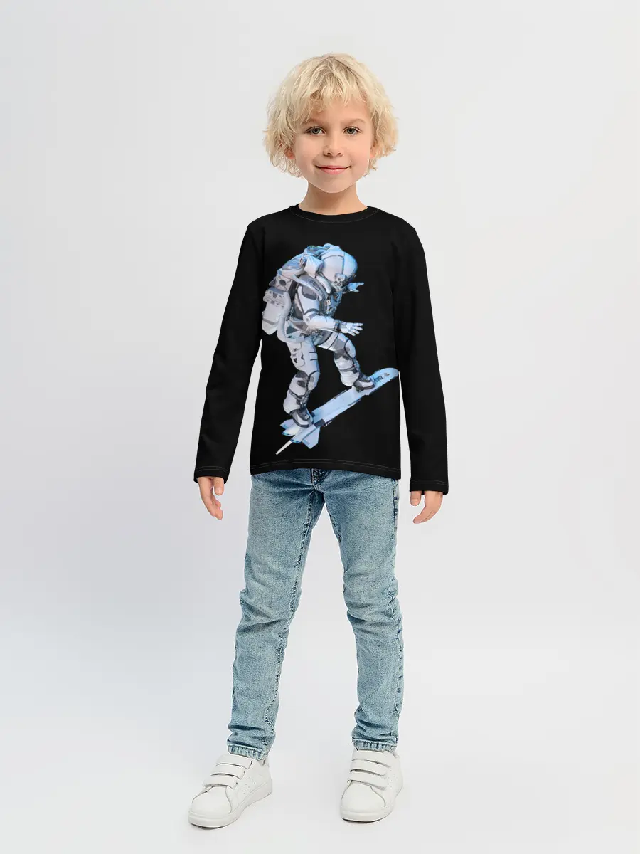 Детский лонгслив / Космонавт