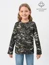 Детский лонгслив / Именной камуфляж. Лёха