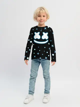 Детский лонгслив / MARSHMELLO NEON