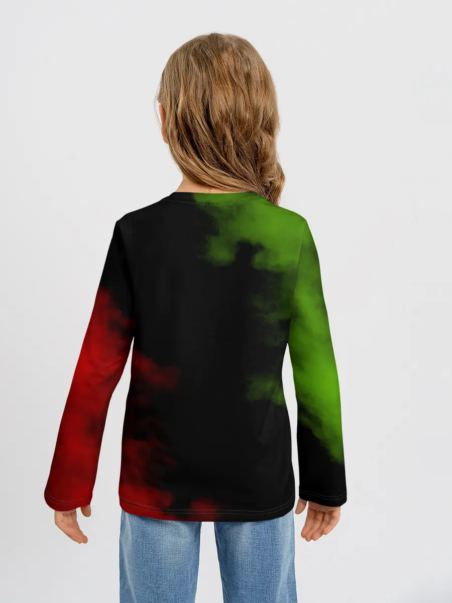 Детский лонгслив / Kiss