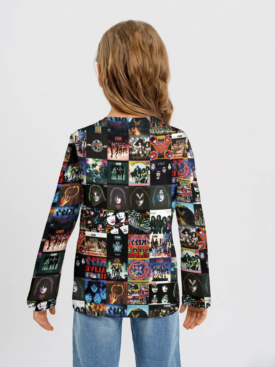 Детский лонгслив / Kiss