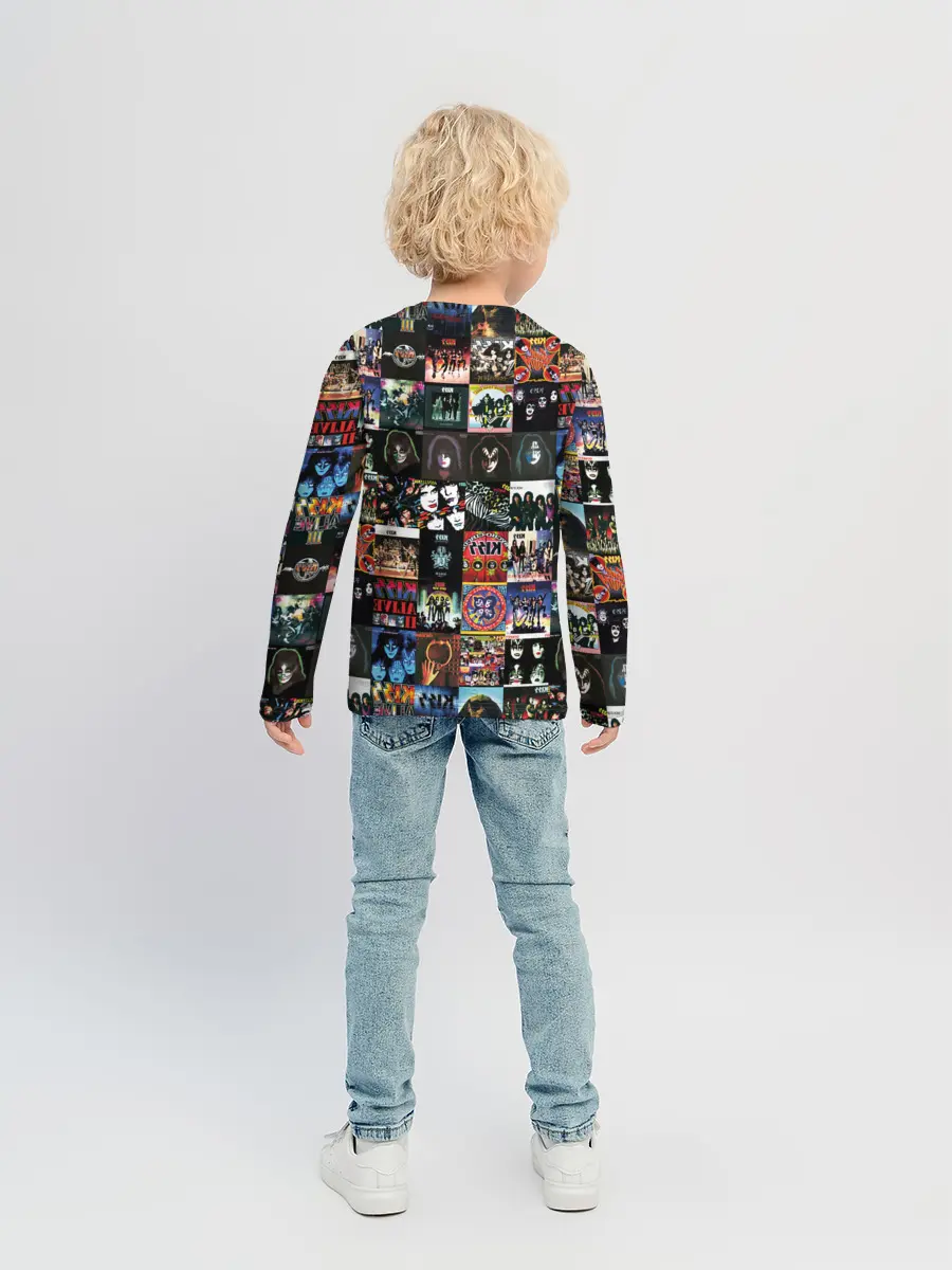 Детский лонгслив / Kiss