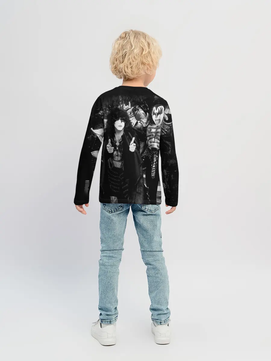 Детский лонгслив / Kiss