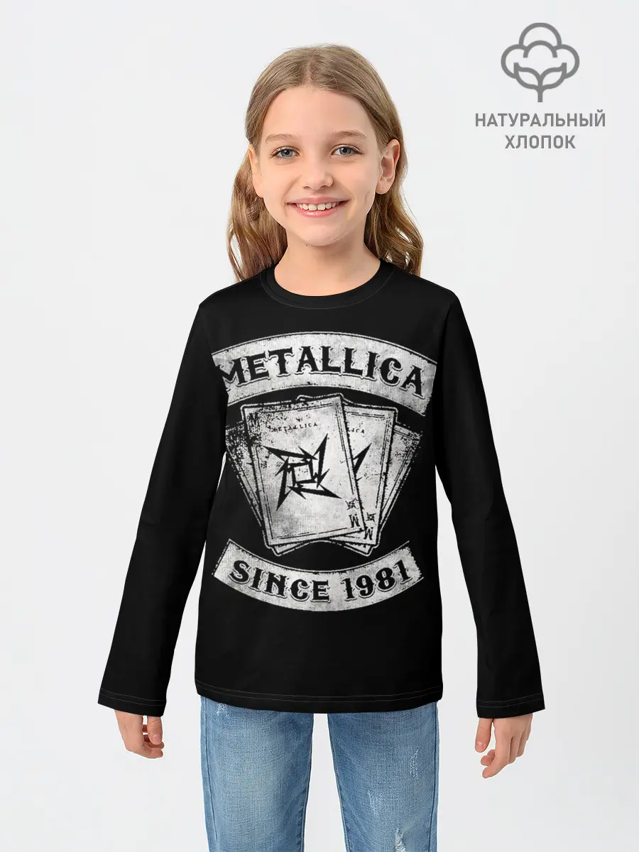 Детский лонгслив / Metallica