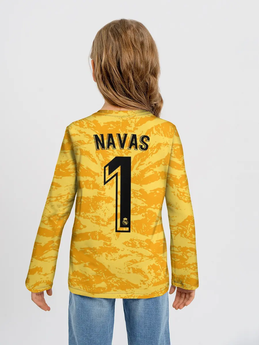 Детский лонгслив / Navas gk home 19-20
