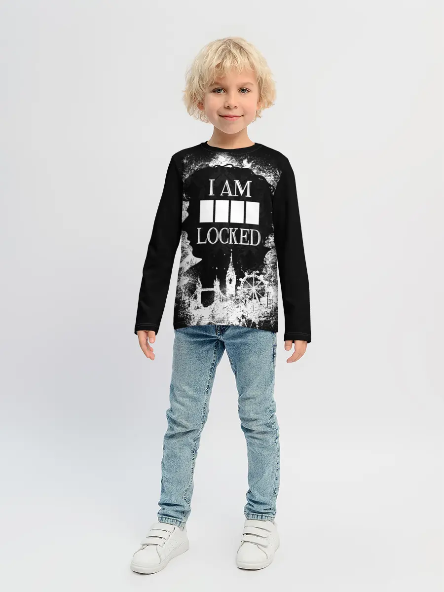 Детский лонгслив / I AM LOCKED