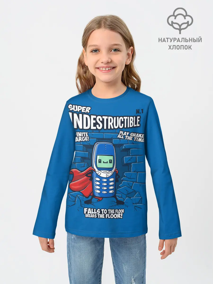 Детский лонгслив / 3310: Супер Нерушимый