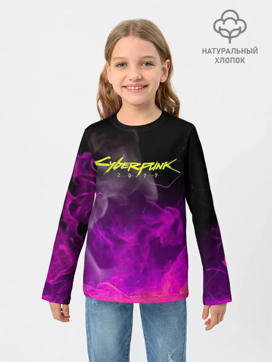 Детский лонгслив / CYBERPUNK 2077