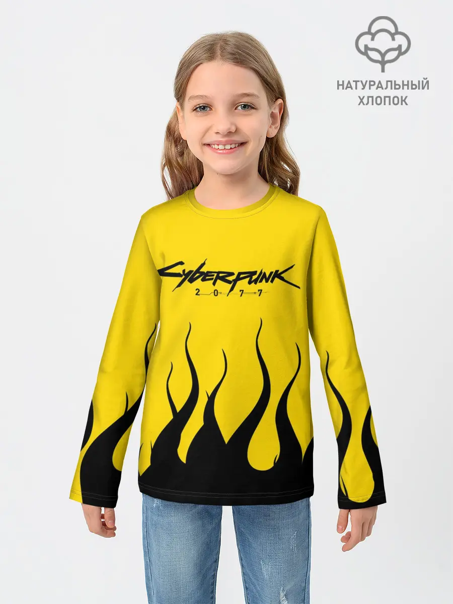 Детский лонгслив / CYBERPUNK 2077