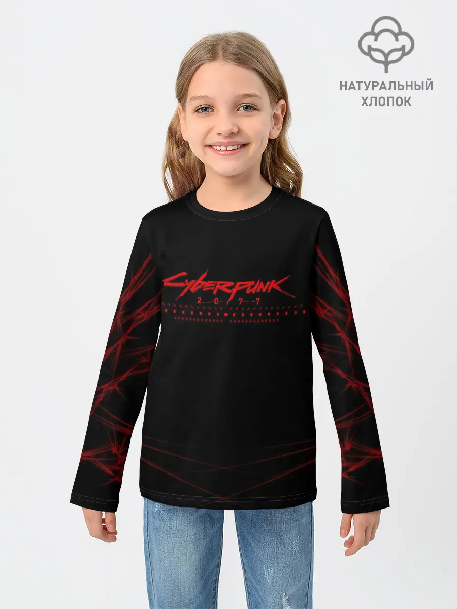 Детский лонгслив / Cyberpunk 2077