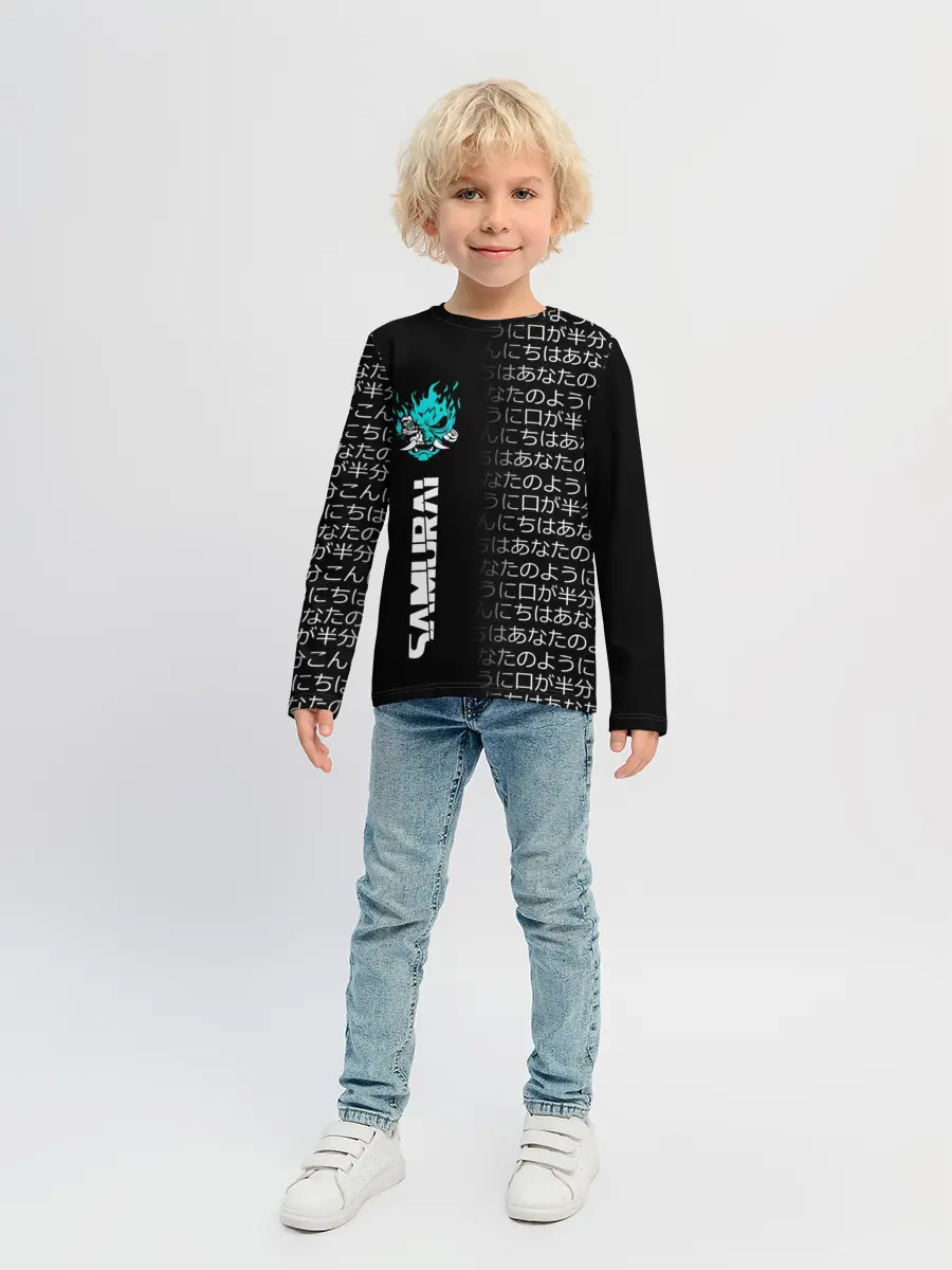 Детский лонгслив / CYBERPUNK 2077 SAMURAI