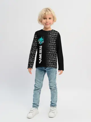 Детский лонгслив / CYBERPUNK 2077 SAMURAI