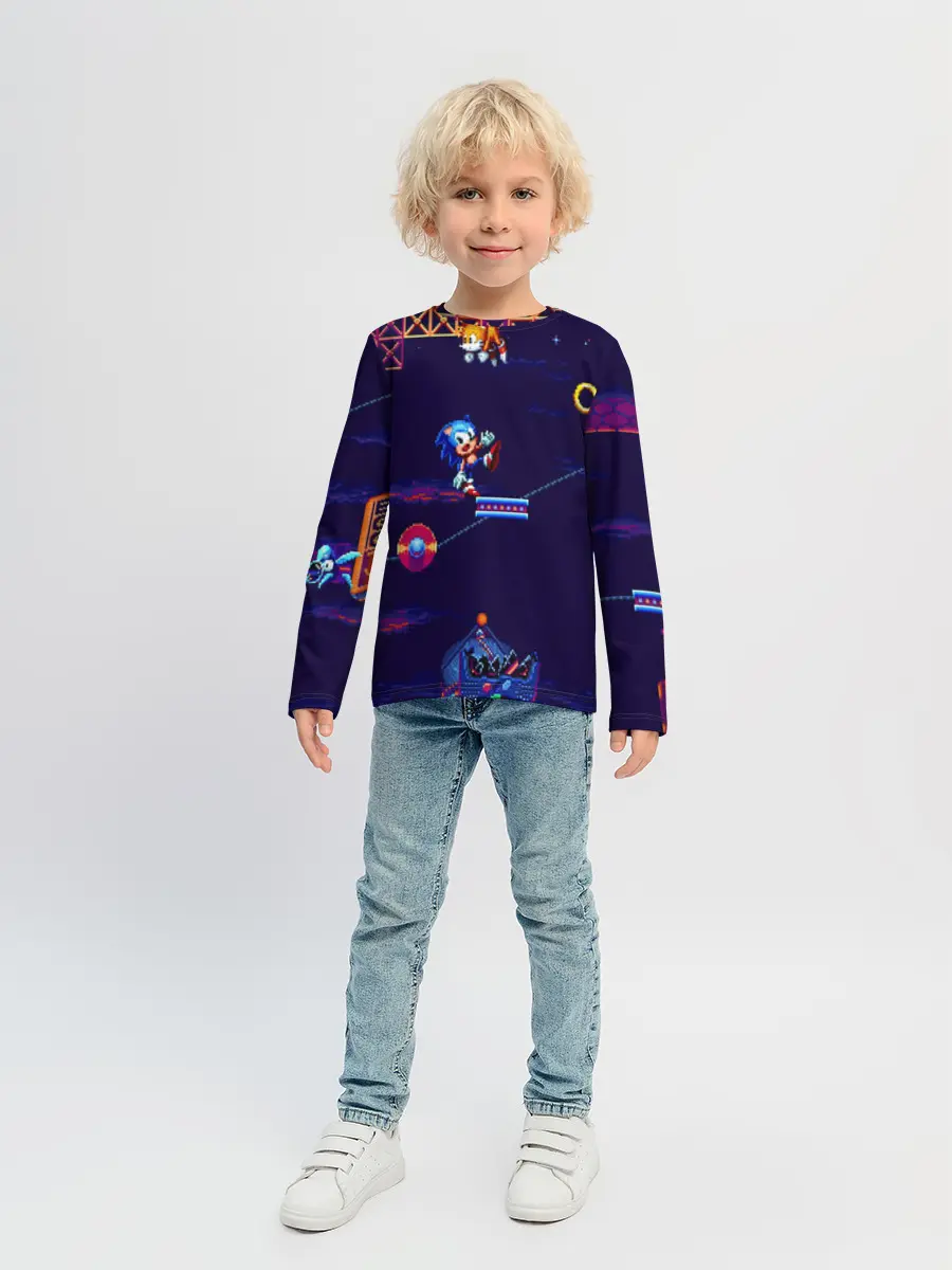 Детский лонгслив / SONIC