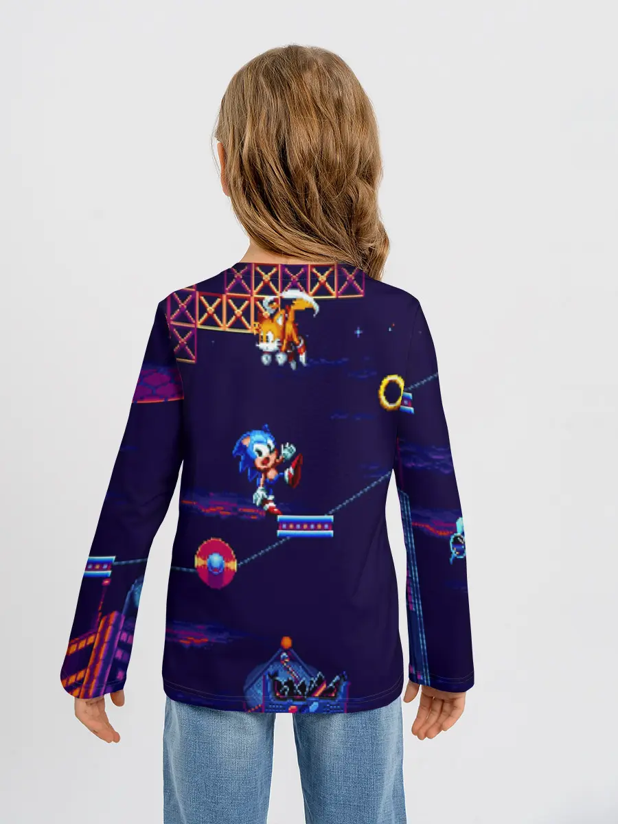 Детский лонгслив / SONIC