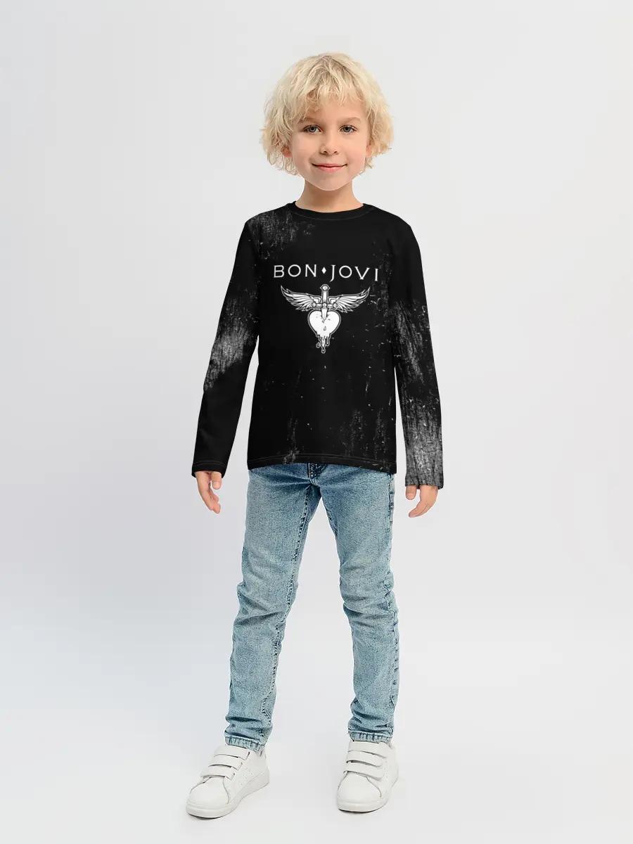 Детский лонгслив / Bon Jovi