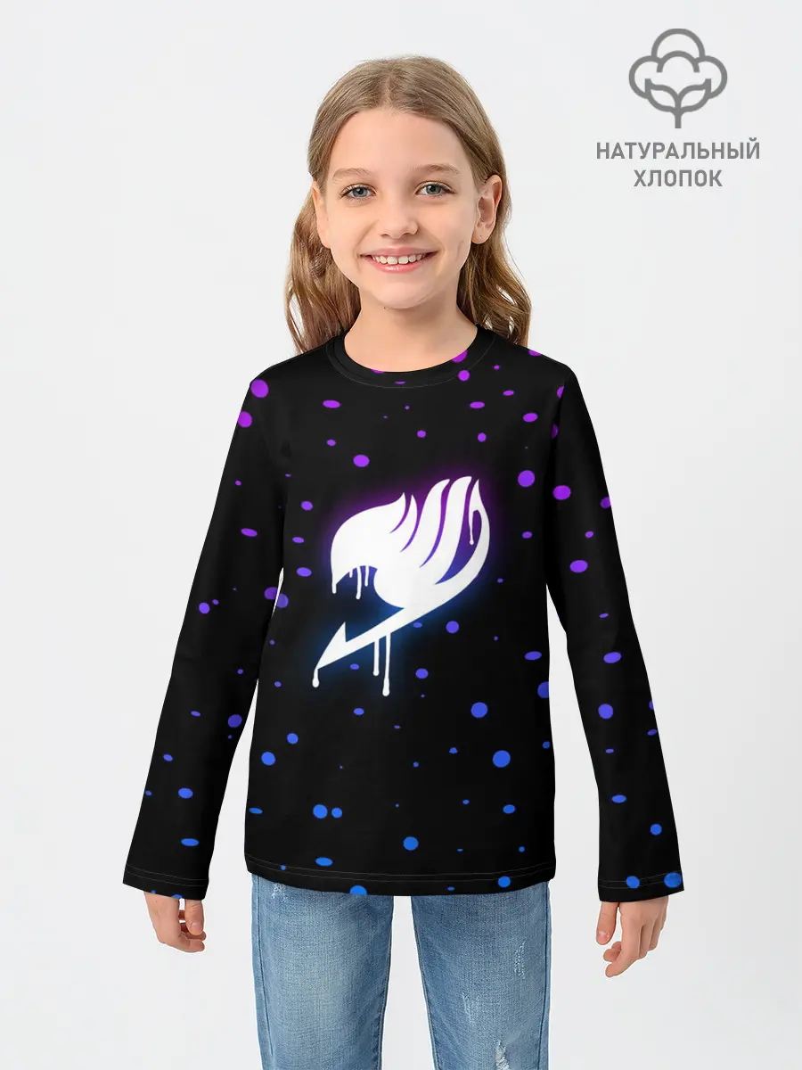 Детский лонгслив / ночной Фейри Тейл