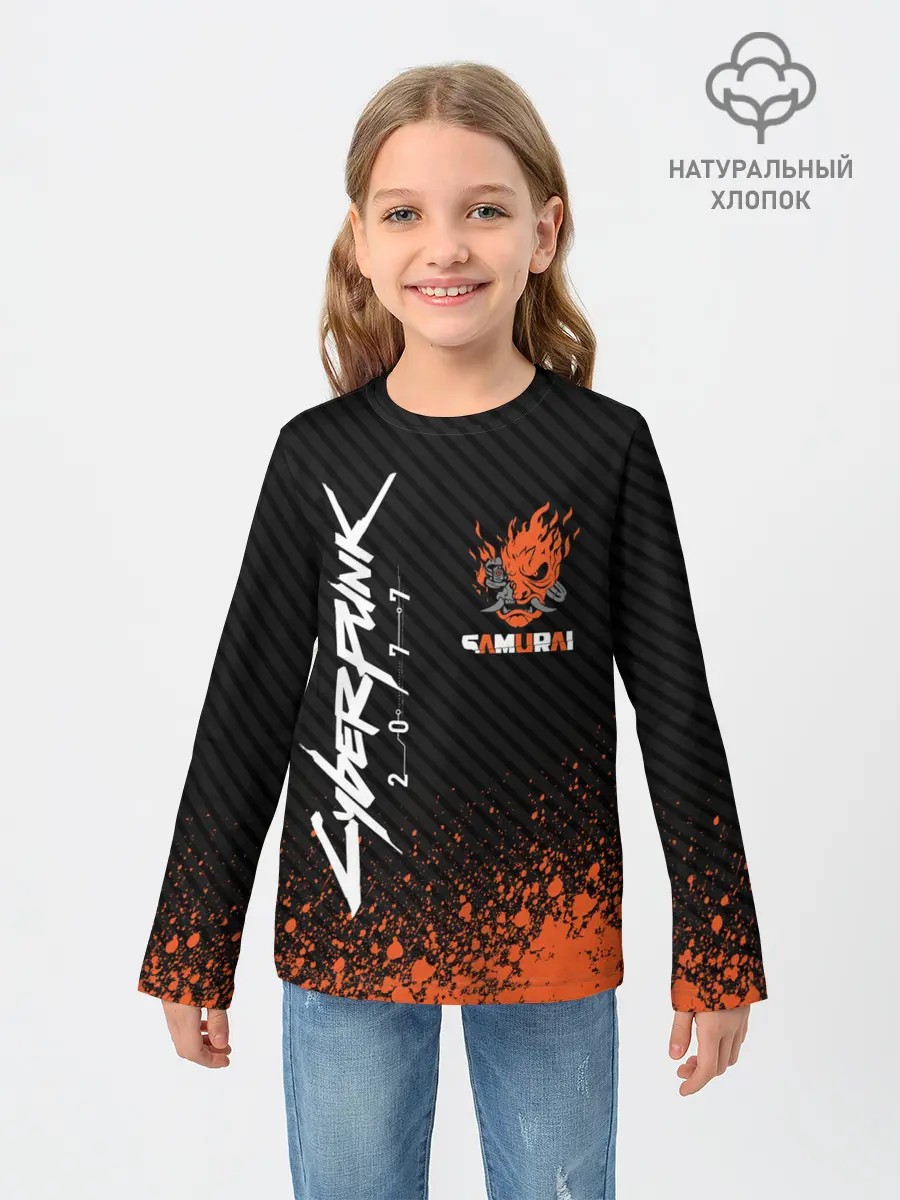 Детский лонгслив / Cyberpunk 2077