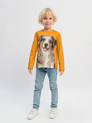 Детский лонгслив / Австралийская овчарка