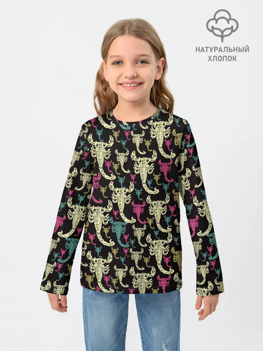 Детский лонгслив / Скорпионы