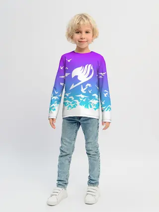 Детский лонгслив / Фейри Тейл птички