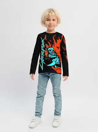 Детский лонгслив / Cyberpunk 2077