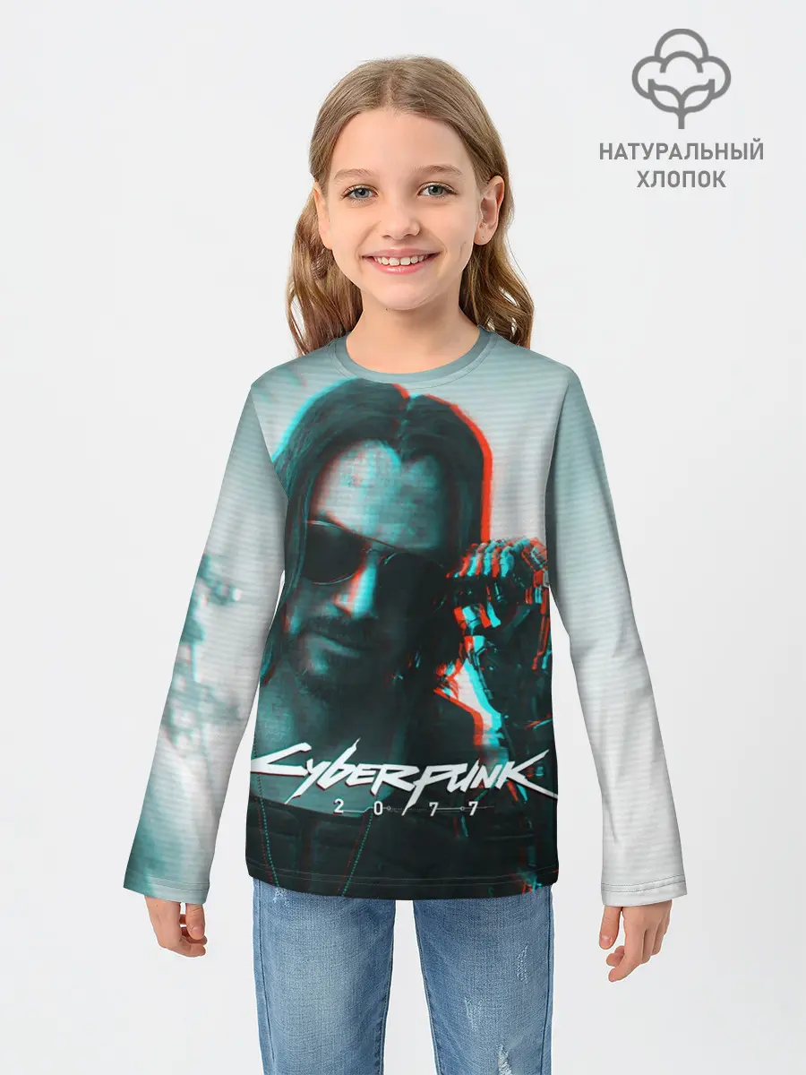 Детский лонгслив / Cyberpunk 2077