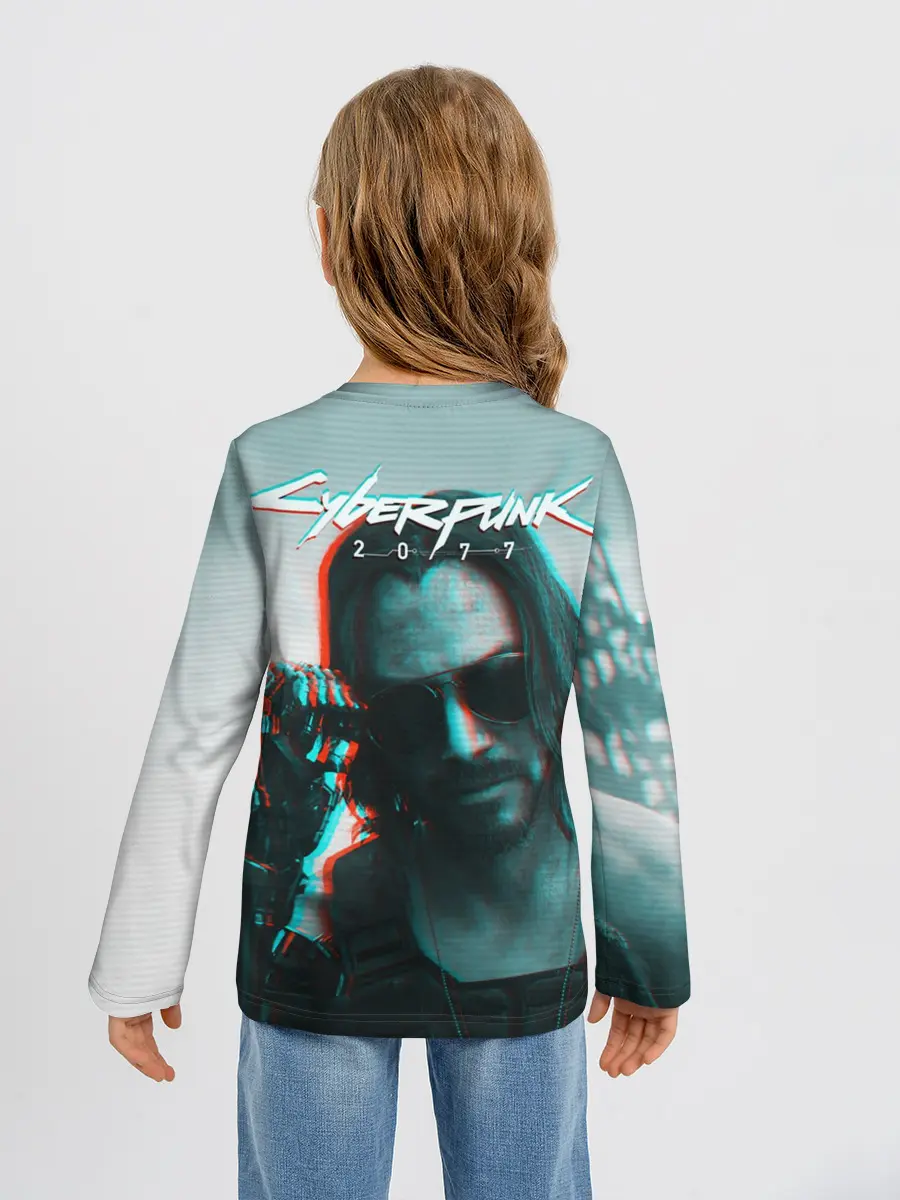 Детский лонгслив / Cyberpunk 2077