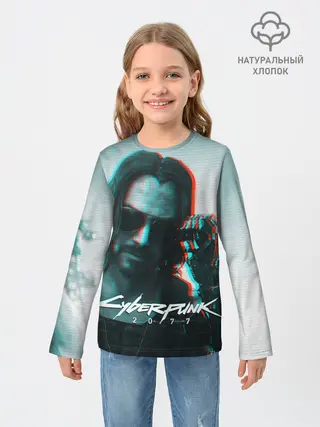 Детский лонгслив / Cyberpunk 2077