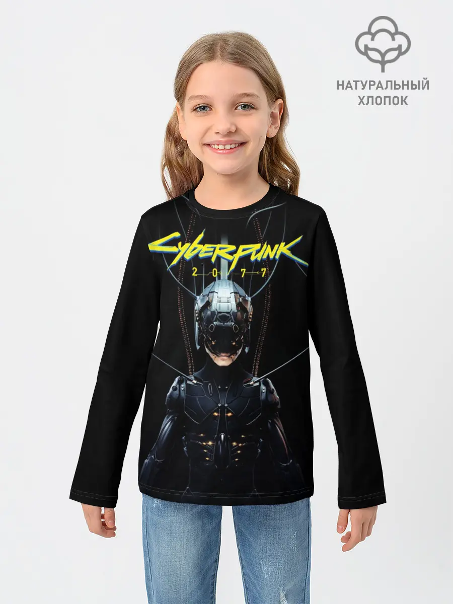 Детский лонгслив / Cyberpunk 2077