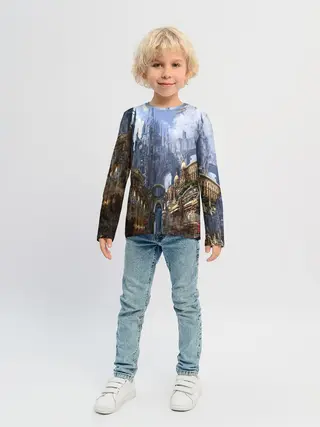 Детский лонгслив / Древний город