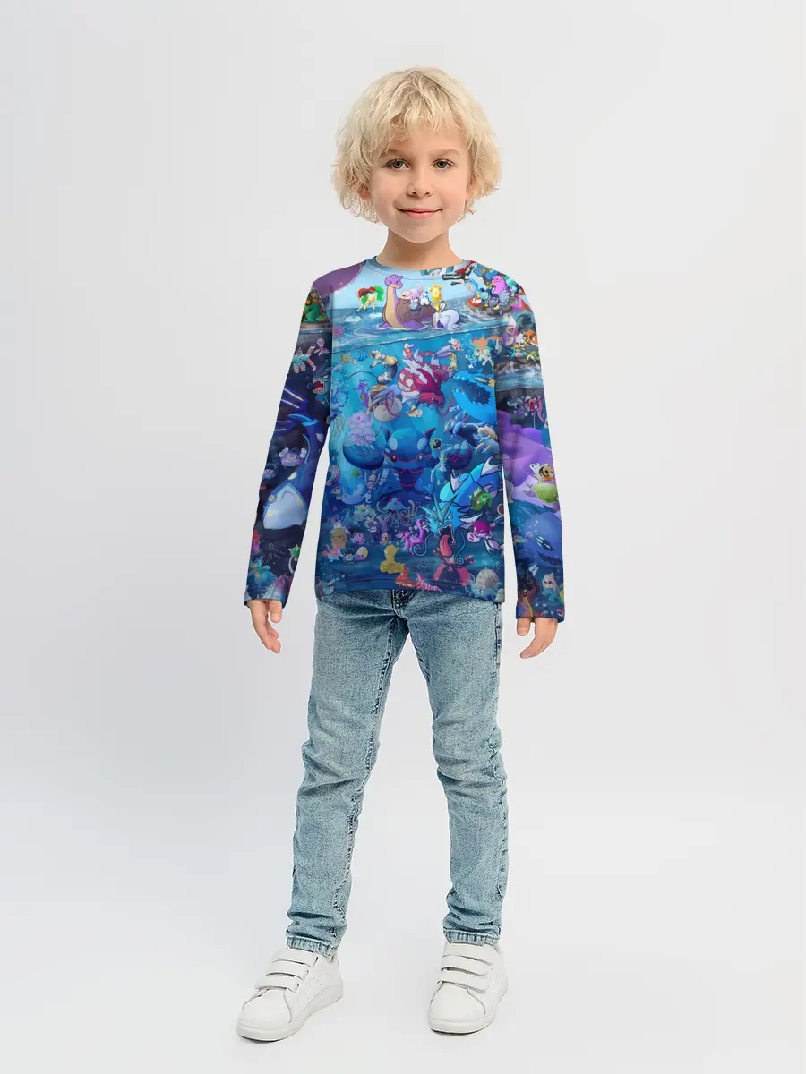 Детский лонгслив / Покемон 2000