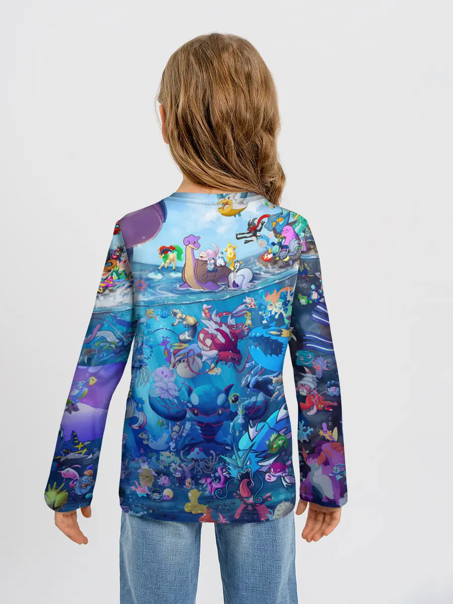 Детский лонгслив / Покемон 2000